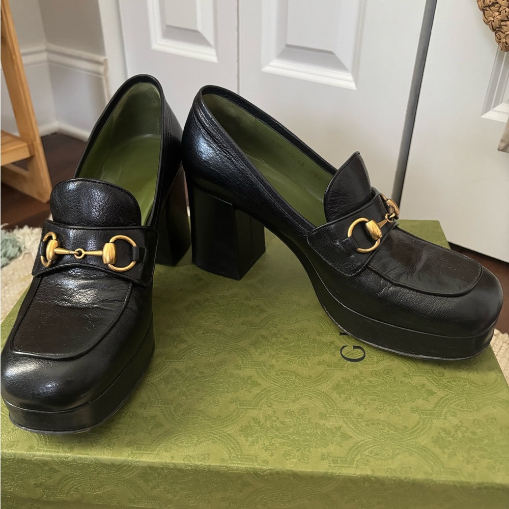 Gucci Platform Houdan Loafers - Picture 2 of 4